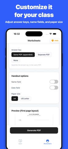 Worksheet Generator Screenshot 6 of 7