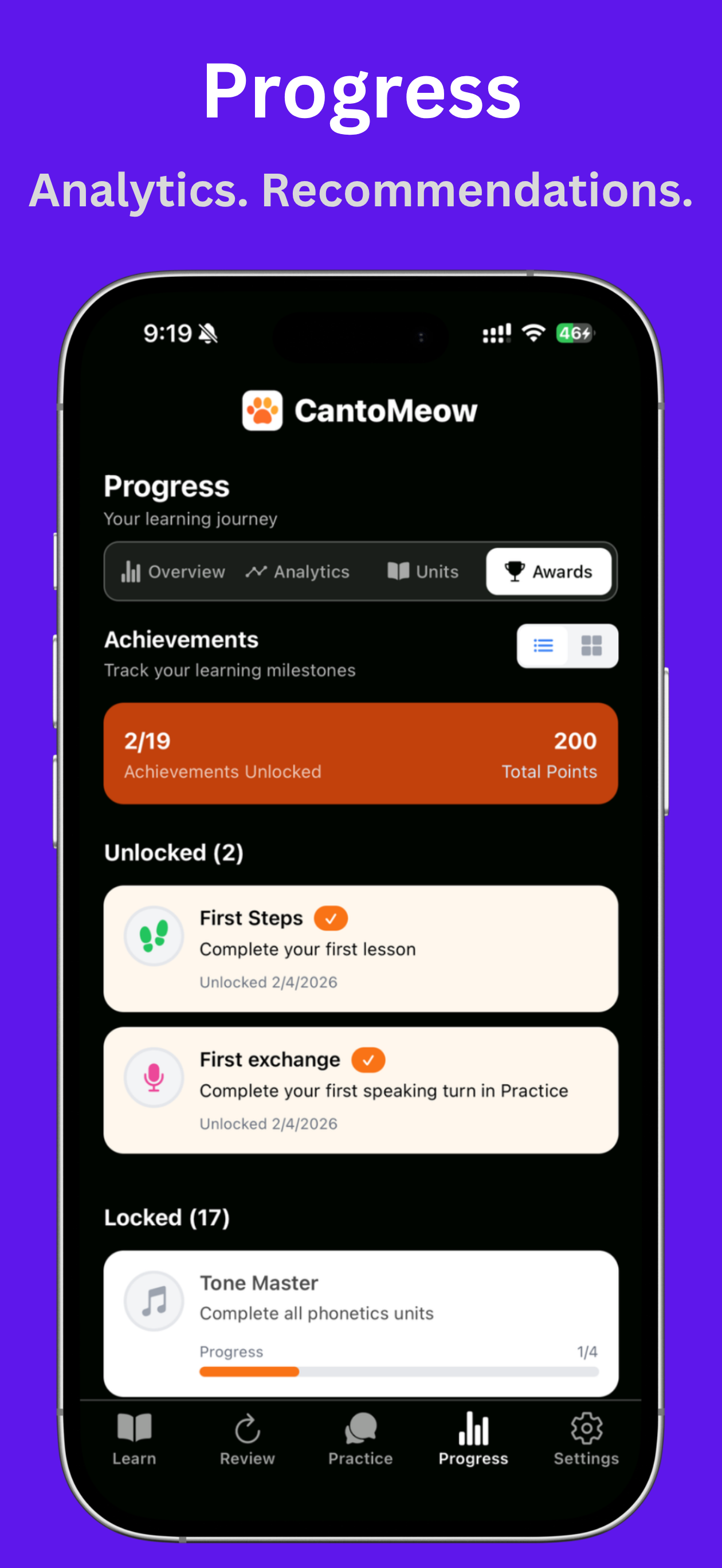 CantoMeow: Learn Cantonese