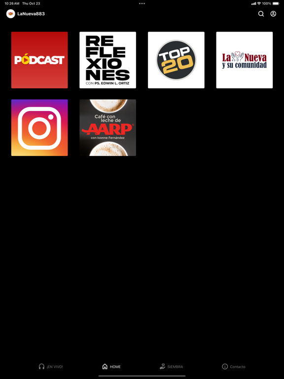 LaNueva883 iPad screenshot 2 - Lifestyle app