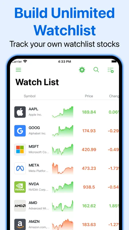 Stock Scanner - Price & Ticker screenshot 7 of 7