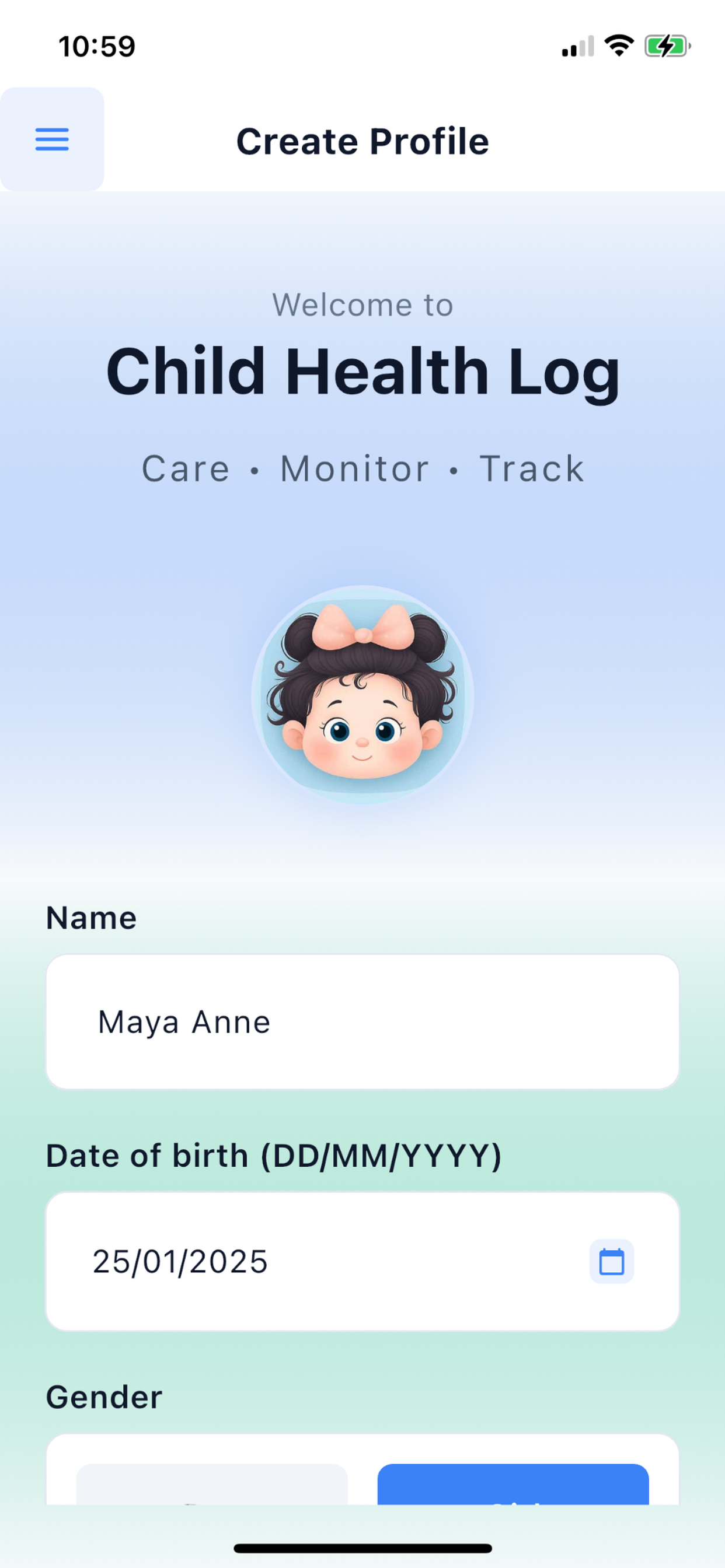 Masadir Child Health Tracker