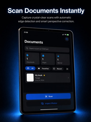 ScanFlow: PDF Scanner & OCR iPad screenshot