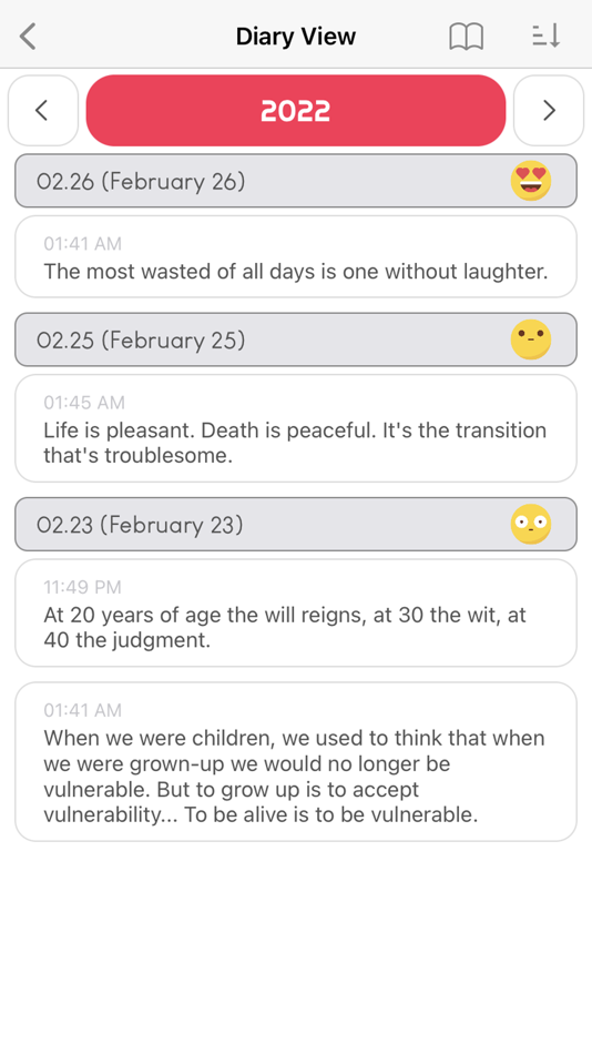 #6. TODAY IS... - DIARY (iOS) 由: HUJIN SHIN