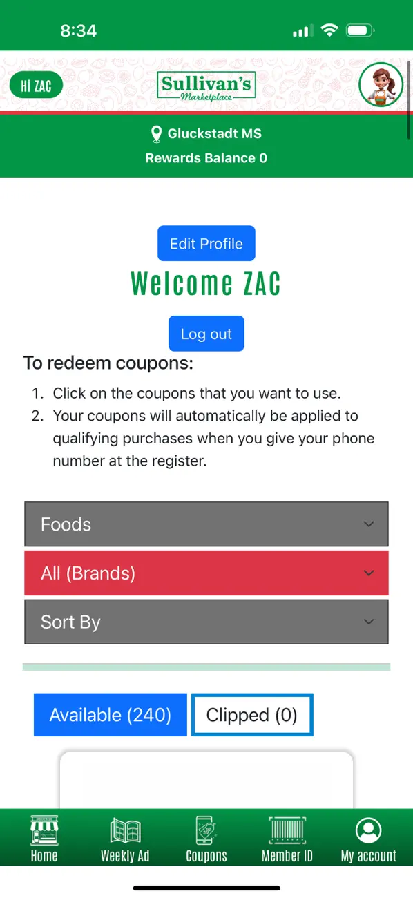 Screenshot #2 pour Sullivan's Grocery