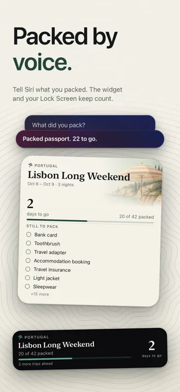 Roam: Travel Packing Lists screenshot 4 of 10