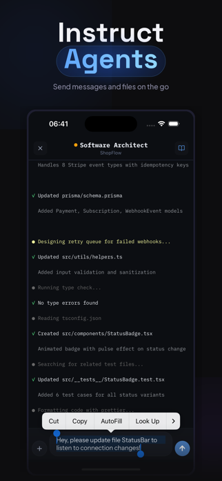 AgentsRoom AI Remote Dev Agent Screenshot 4 of 8