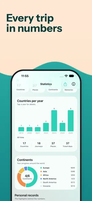 Pinned Memories: Travel Map screenshot 4