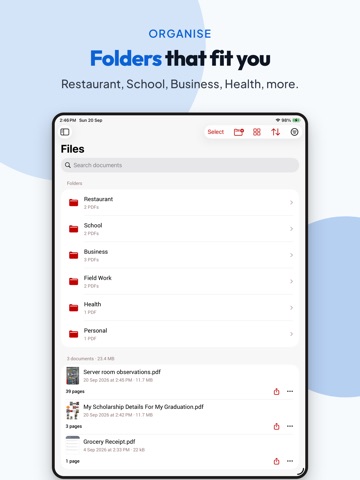 PDF Maker -  Photos to PDF iPad screenshot