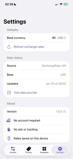RatePilot: FX Pricing screenshot 4