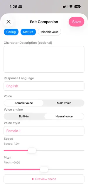 Nagomi: AI Companion screenshot 4