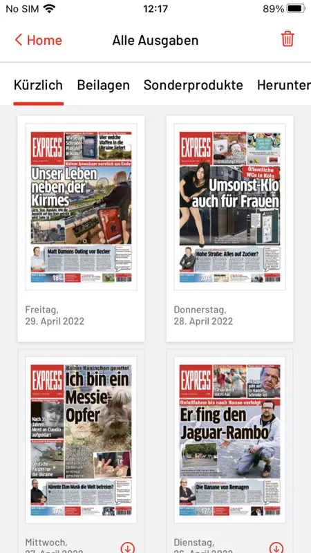 EXPRESS E-Paper screenshot 5 of 6