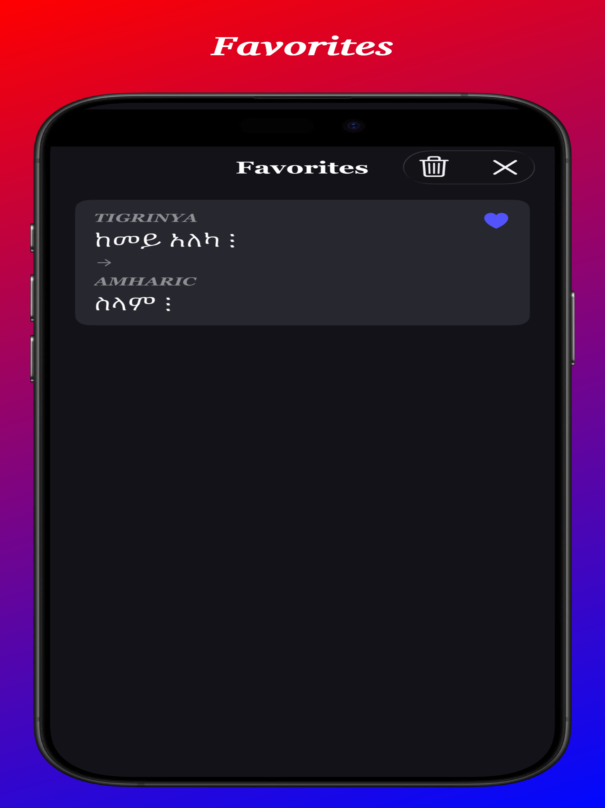 Tigrinya Translator App