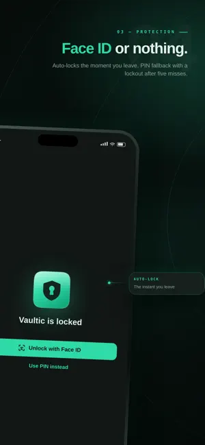 Vaultic: 2FA Authenticator screenshot 4