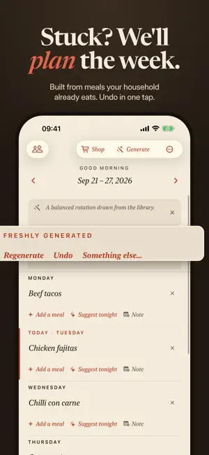 FamilyPlate: Dinner Planner screenshot 4