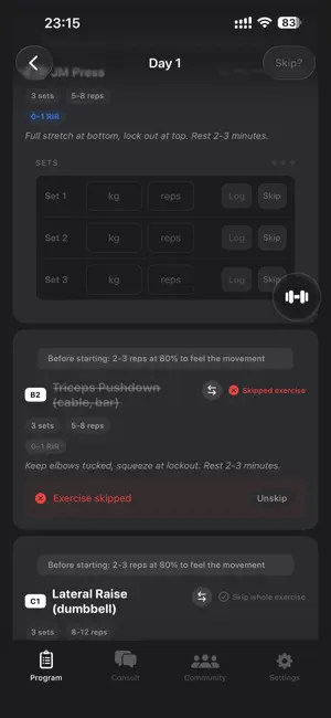 bld: hypertrophy periodization screenshot 3