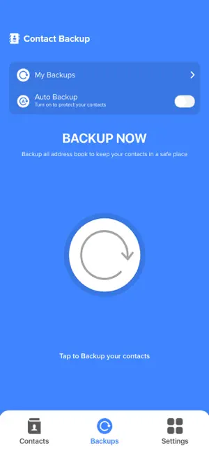 Contact.s Back Up screenshot 1