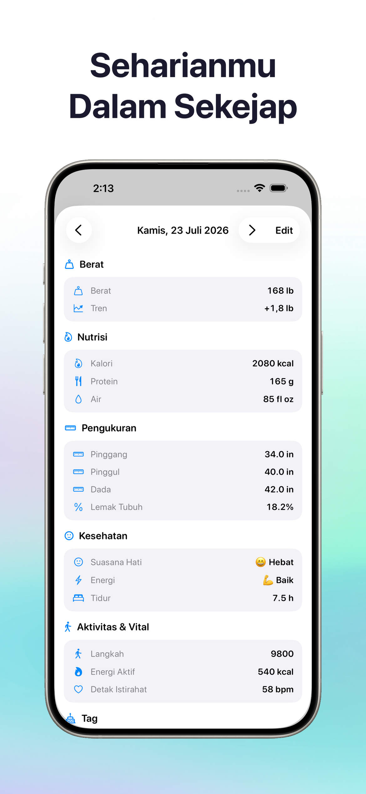 MyWeightLog app screenshot 4