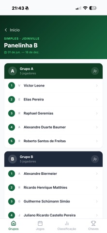 Panelinha APP Screenshot 7 of 10