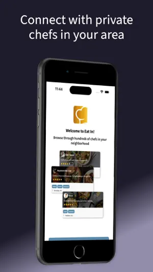 Eat In - Private Chefs screenshot 1