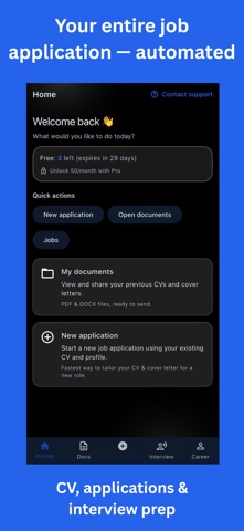 Career Coach AI: Jobs & Resume iPhone screenshot