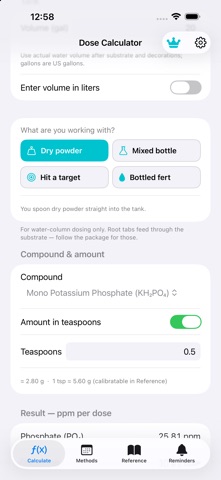 Aquarium Plant Fertilizer screenshot 1
