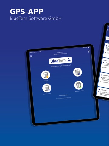BlueTem - Qualitätsmanagement iPad screenshot
