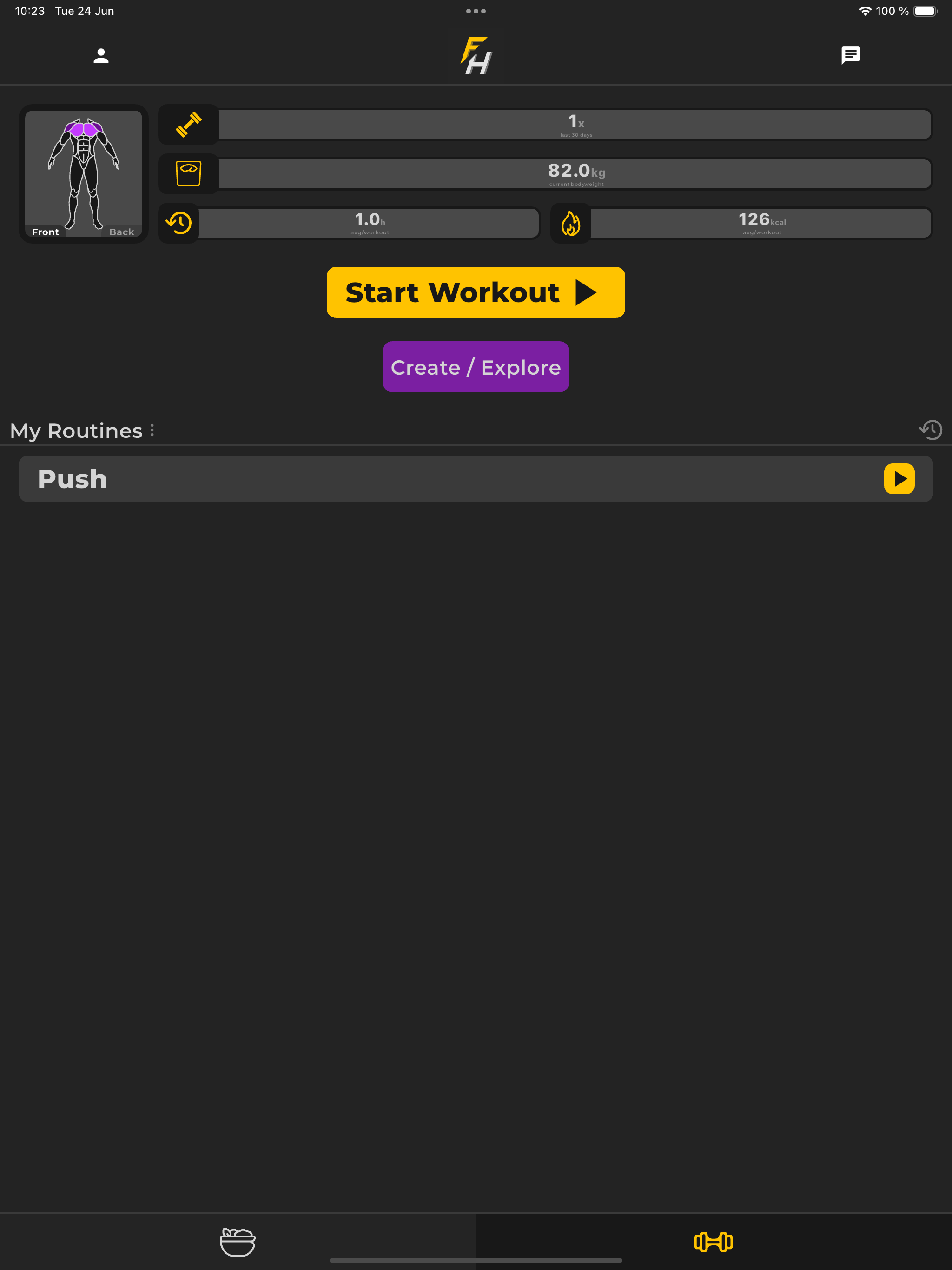 FitHub - Fitness companion