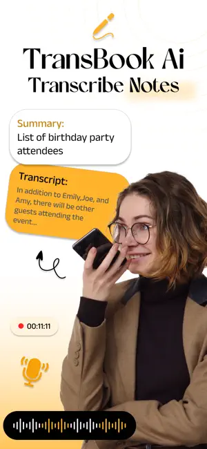 Ai Note Taker : TransBook Ai screenshot 1