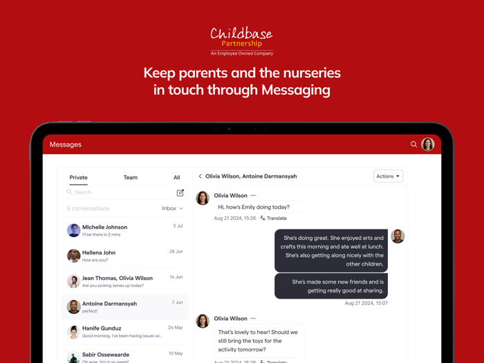 Childbase Parent App