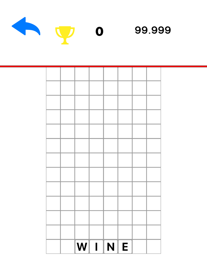 Falling Words Word Puzzle