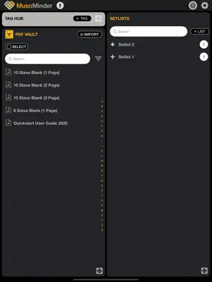 MusoMinder screenshot 2