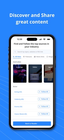 Feedspot Reader screenshot