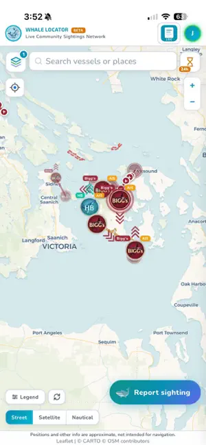 Whale Locator iPhone screenshot 5