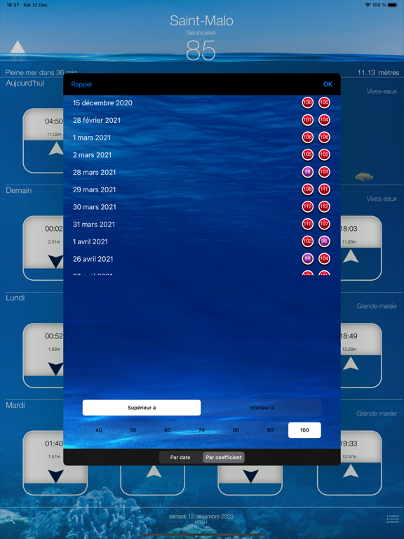 Screenshot #5 pour iMarées