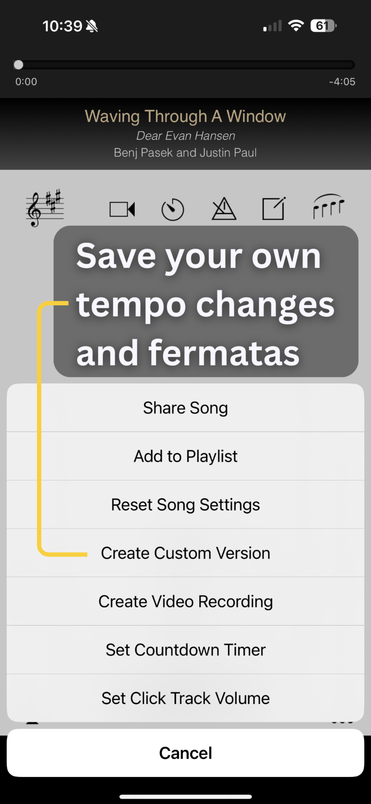 Appcompanist: Vocal Training