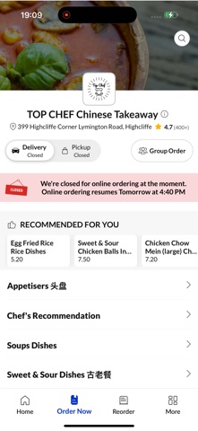 TOP CHEF Chinese Takeaway Screenshot 2 of 4