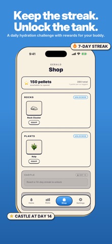 Glug - Pet Fish Water Tracker Screenshot 5 of 6