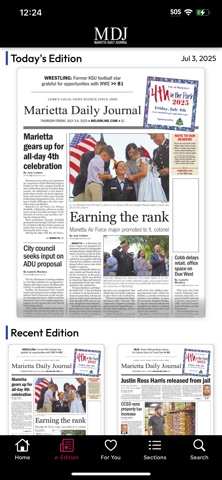 Marietta Daily Journal screenshot