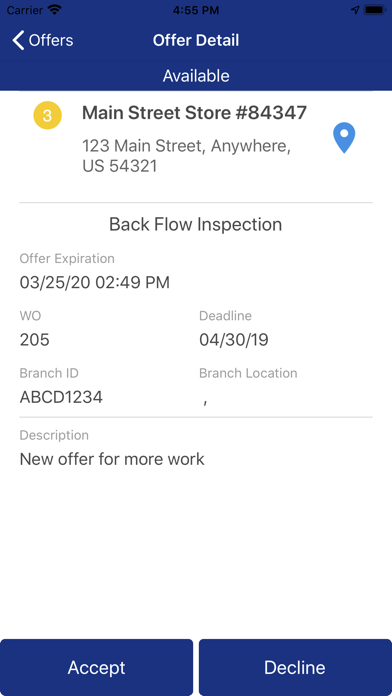 Commercial Fire Mobile Screenshot