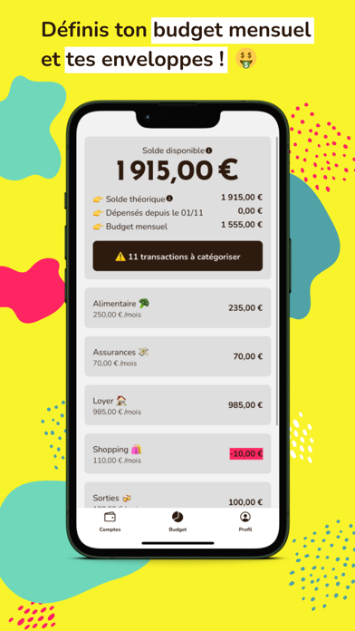 Screenshot #2 pour Budgeez - gestion de budget
