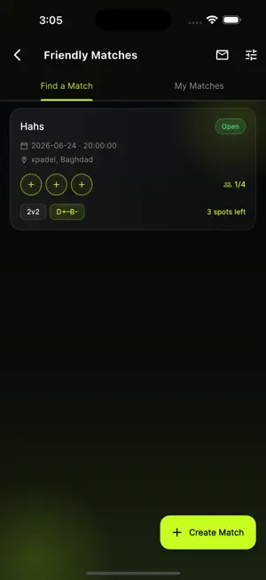 PadelOps screenshot 2