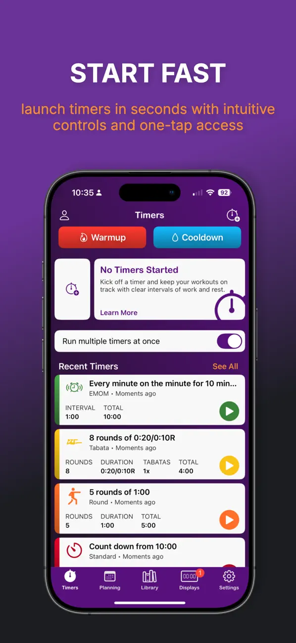 Screenshot #2 pour GymNext Flex Timer