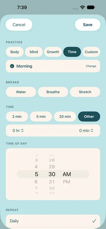 Timely: Mindful Habits screenshot 2 of 4