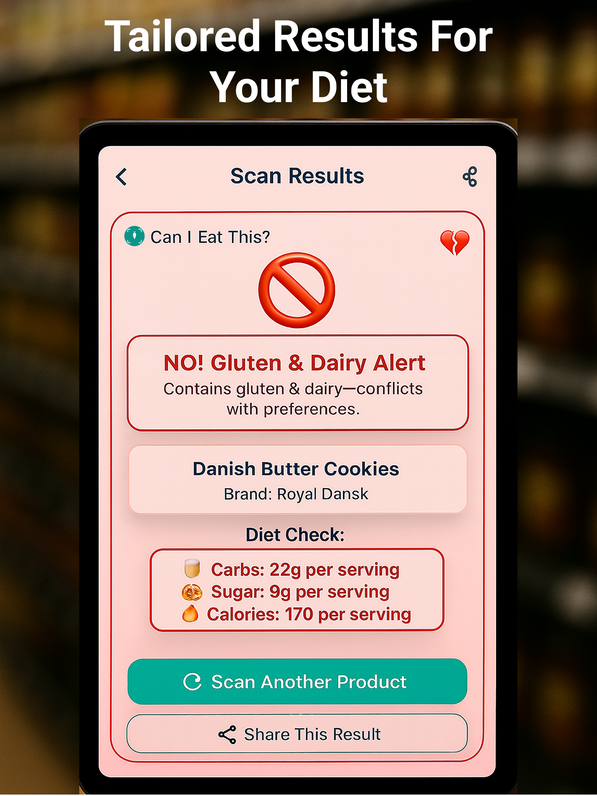 Can I Eat This? - Diet Scanner