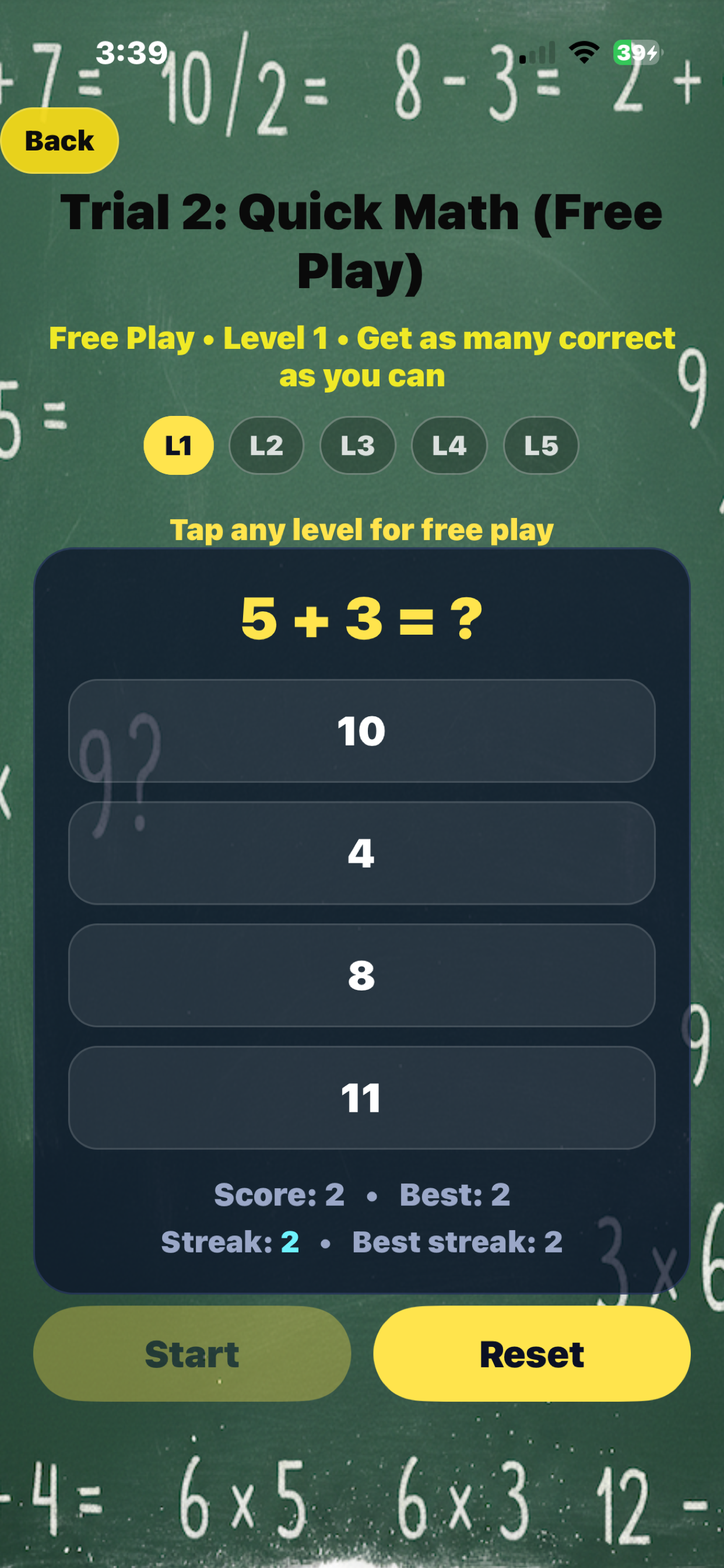 Brain Reaction: Reflex Games screenshot 2