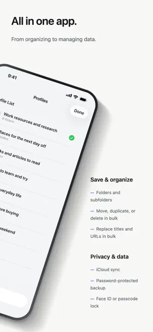 LinkOrganizer-Bookmark Manager screenshot 4