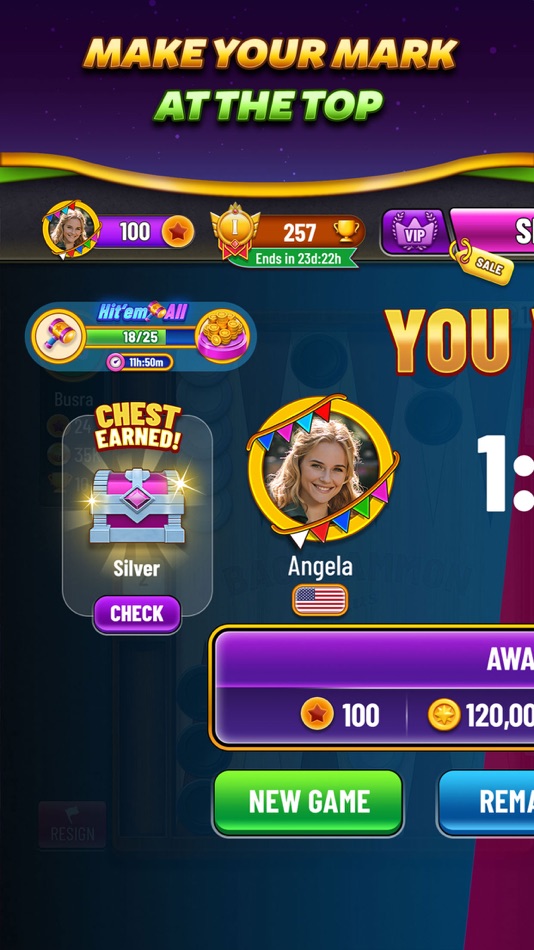 #5. Backgammon Plus - Board Games (iOS) Bởi: Zynga Inc.