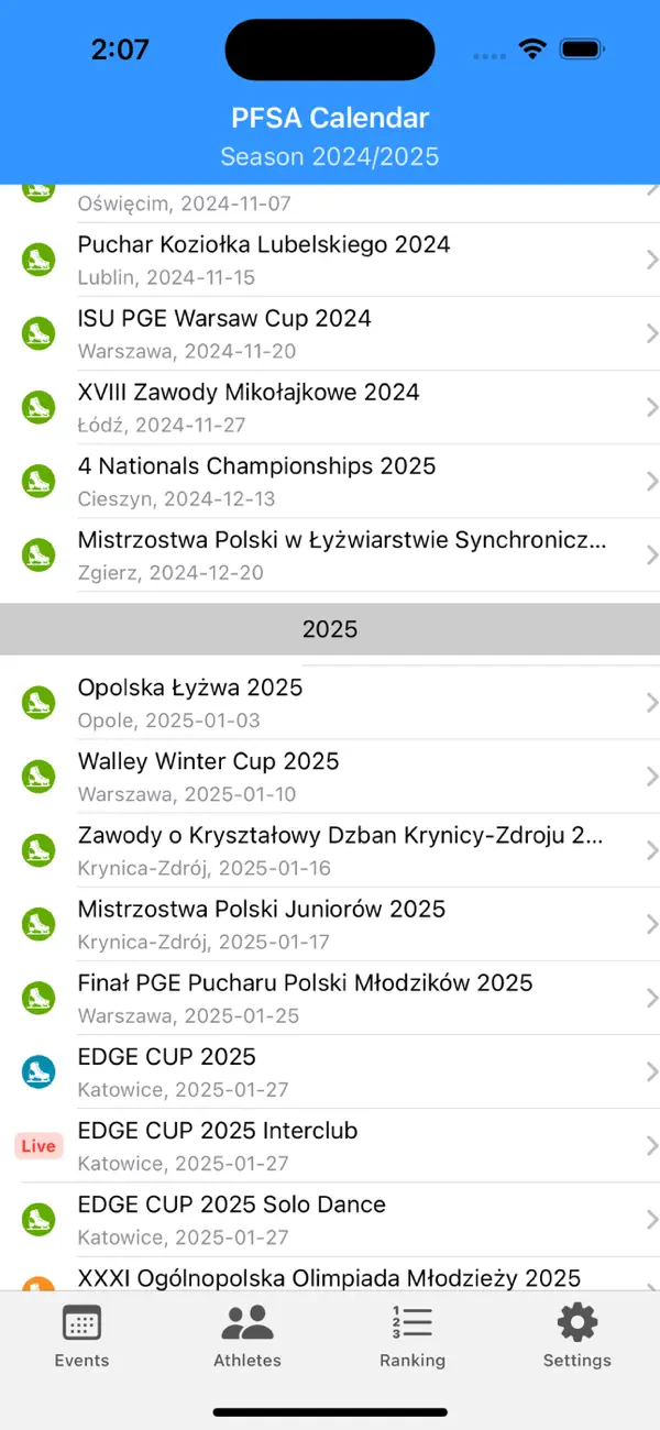 Screenshot #1 pour Skating App