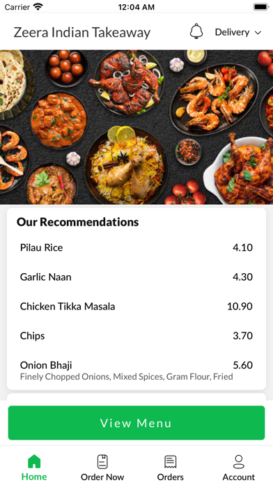 Zeera Indian Takeaway Screenshot