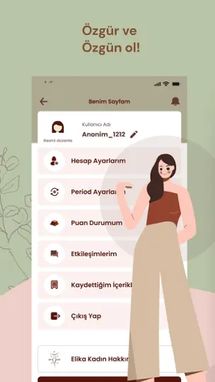 Elika: Adet Takvimi iPhone Ekran Görüntüsü 4